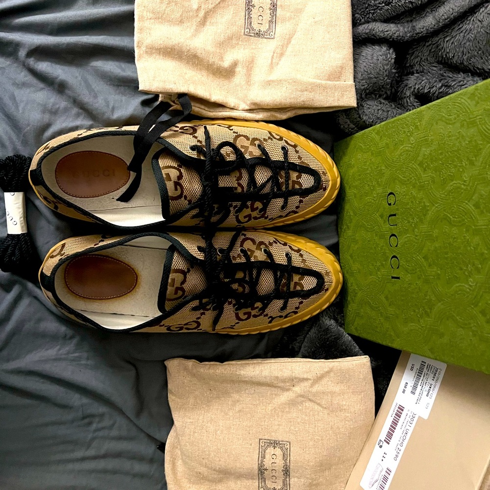 Pair of my Gucci Canvas Ukoho’s,